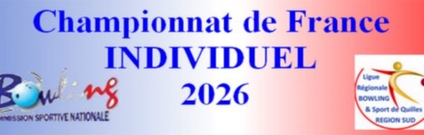 CHAMPIONNAT DE FRANCE INDIVIDUEL Phase 1