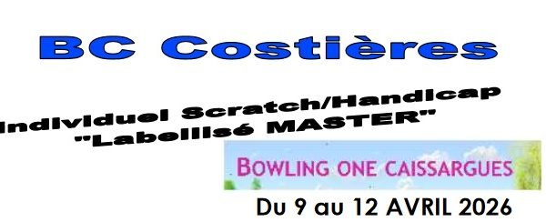 1 Scratch/Hdp – BC Costières 12/04/2026